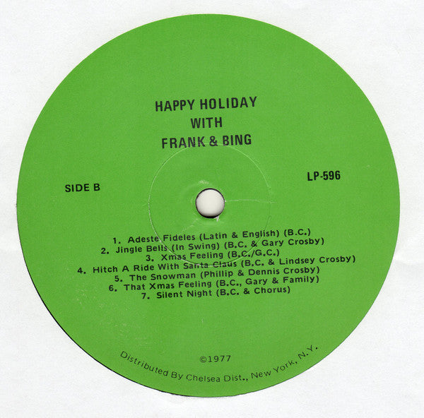 Frank Sinatra & Bing Crosby : Happy Holiday With Frank & Bing (LP, Comp)