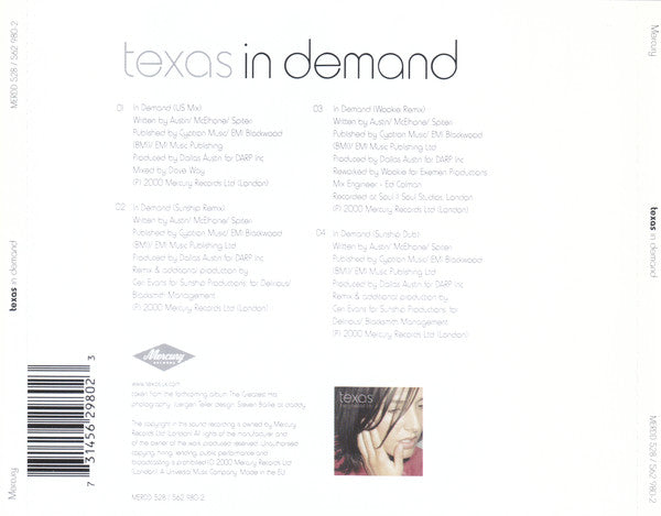 Texas : In Demand (CD, Single, CD2)