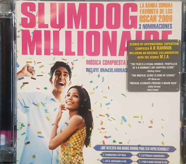 A.R. Rahman : Slumdog Millionaire (Music From The Motion Picture) (CD, Album, Sup)