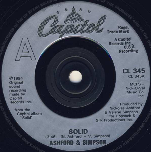 Ashford & Simpson : Solid (7", Single, Sil)