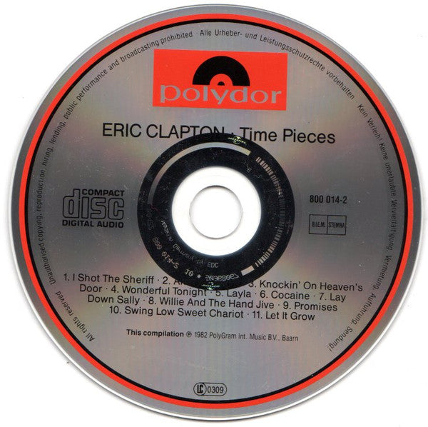 Eric Clapton : Time Pieces - The Best Of Eric Clapton (CD, Comp, RE, RP)
