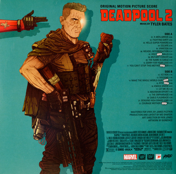 Tyler Bates : Deadpool 2 (Original Motion Picture Score) (LP, Red)