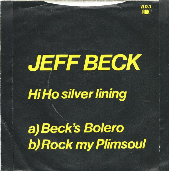 Jeff Beck : Hi Ho Silver Lining (7", Single, RE)