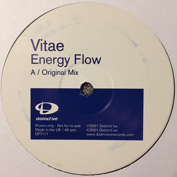 Vitae : Energy Flow (2x12", Promo)