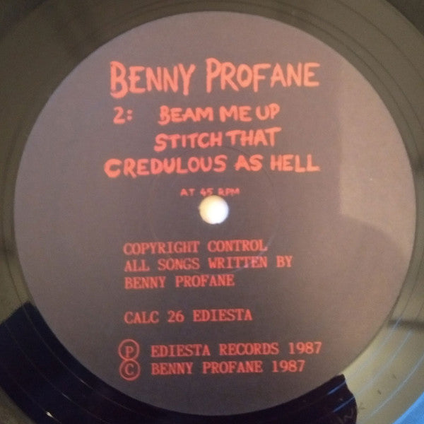 Benny Profane : Devil Laughing (12")