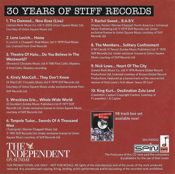 Various : 30 Years Of Stiff Records Volume Two (CD, Comp)