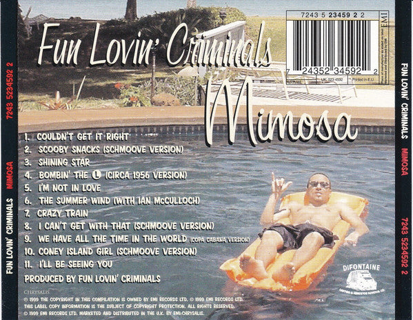 Fun Lovin' Criminals : Mimosa (CD, Album, Comp, RE)