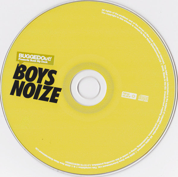 Boys Noize : Bugged Out! Presents Suck My Deck (CD, Mixed)