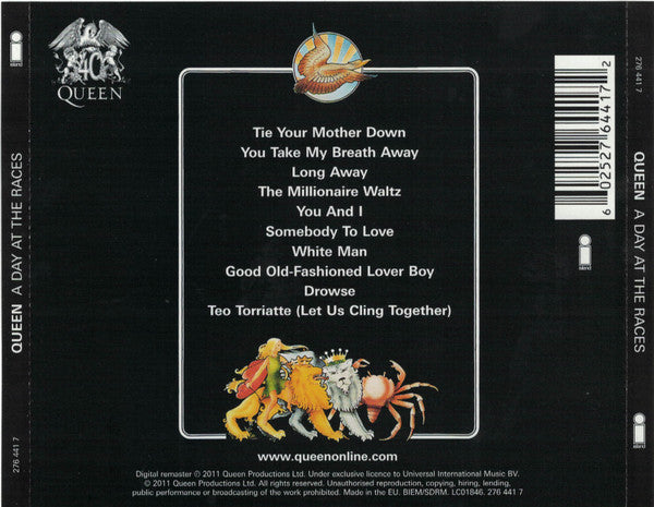 Queen : A Day At The Races (CD, Album, RE, RM, Jew)