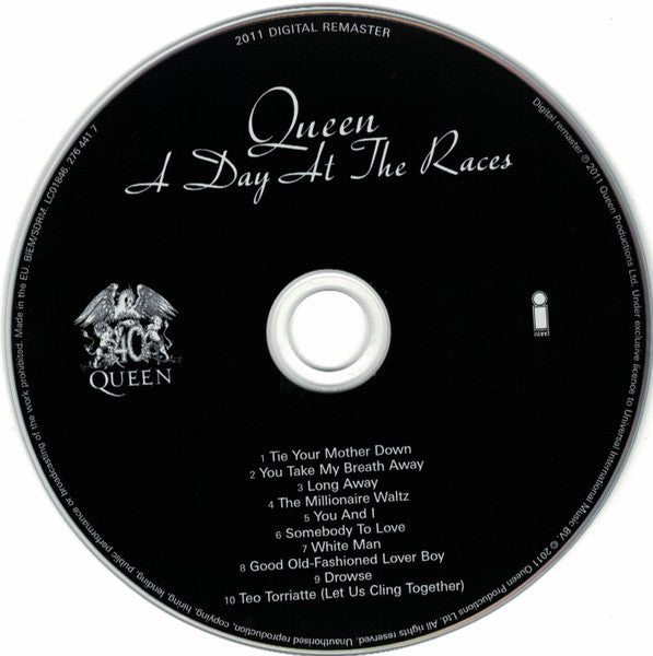 Queen : A Day At The Races (CD, Album, RE, RM, Jew)