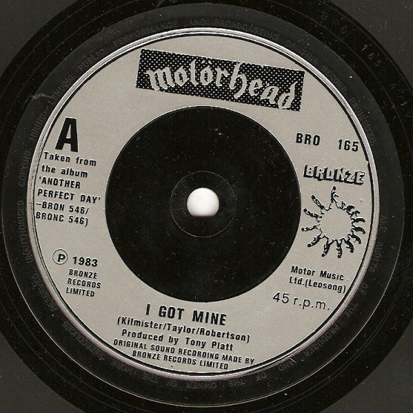 Motörhead : I Got Mine (7", Single)