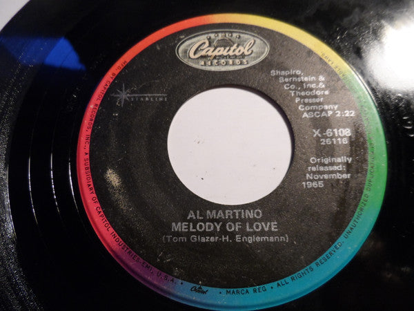 Al Martino : Spanish Eyes (7", Single)