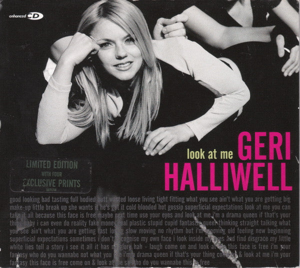 Geri Halliwell : Look At Me (CD, Single, Enh, Ltd, Dig)