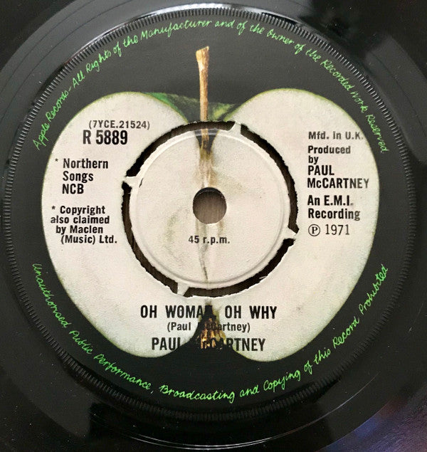 Paul McCartney : Another Day (7", Single, Pus)