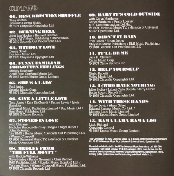 Tom Jones : Greatest Hits Rediscovered (2xCD, Album, Comp)