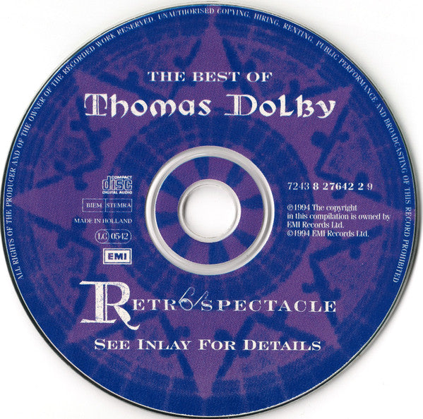 Thomas Dolby : The Best Of Thomas Dolby Retrospectacle (CD, Comp, RM)