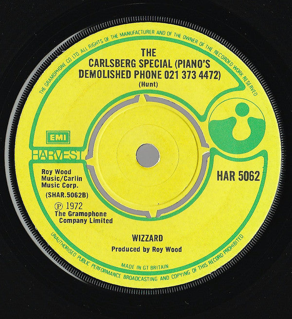 Wizzard (2) : Ball Park Incident (7", Single, 4 P)