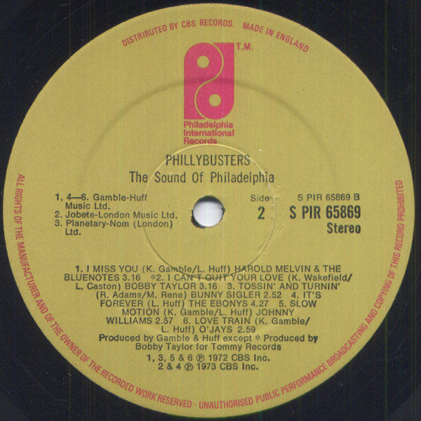 Various : Phillybusters - The Sound Of Philadelphia (LP, Comp)
