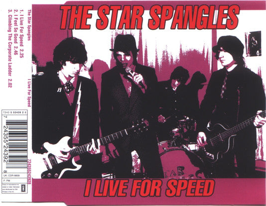 The Star Spangles : I Live For Speed (CD, Single)