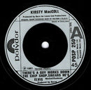 Kirsty MacColl : There's A Guy Works Down The Chip Shop Swears He's Elvis (7", Single, Sil)