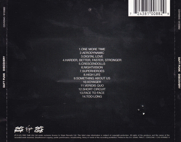 Daft Punk : Discovery (CD, Album, Num)