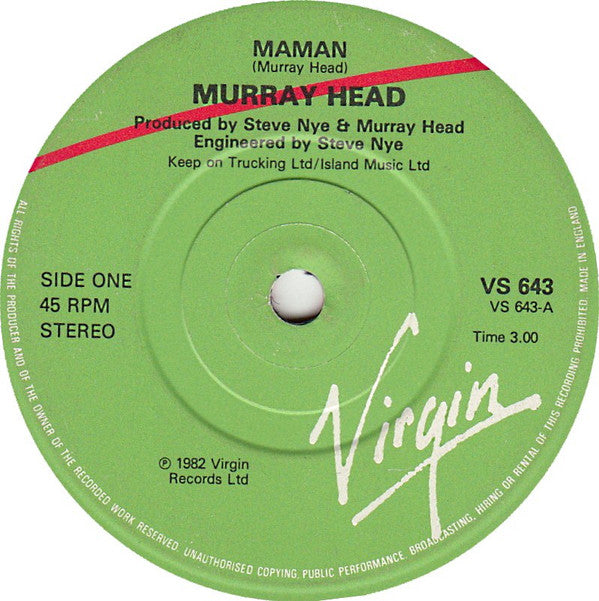 Murray Head : Maman (7")