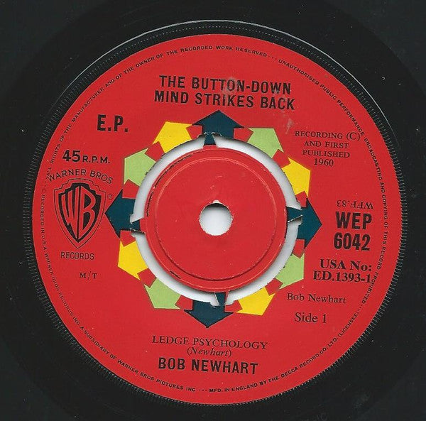 Bob Newhart : The Button-Down Mind Strikes Back! (7", EP)