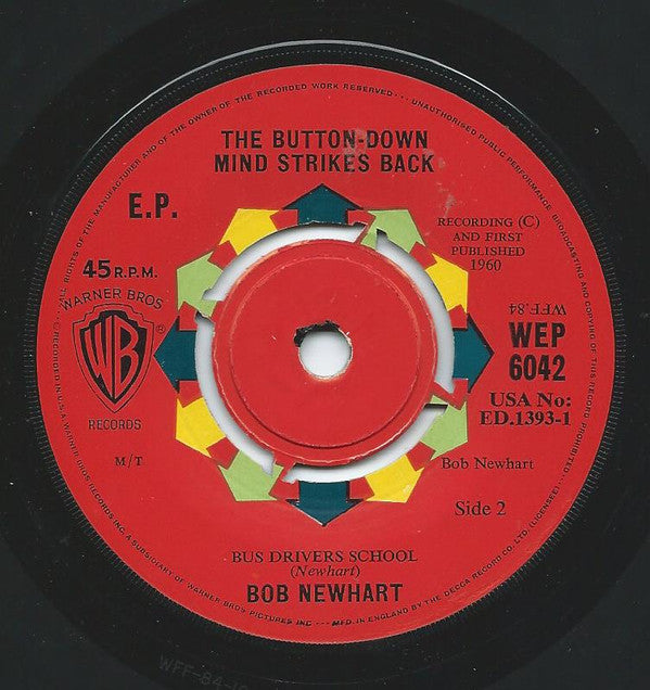 Bob Newhart : The Button-Down Mind Strikes Back! (7", EP)