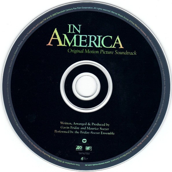 Gavin Friday & Maurice Seezer : In America. Original Motion Picture Soundtrack (CD, Album)