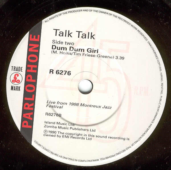 Talk Talk : Such A Shame (7", Single)