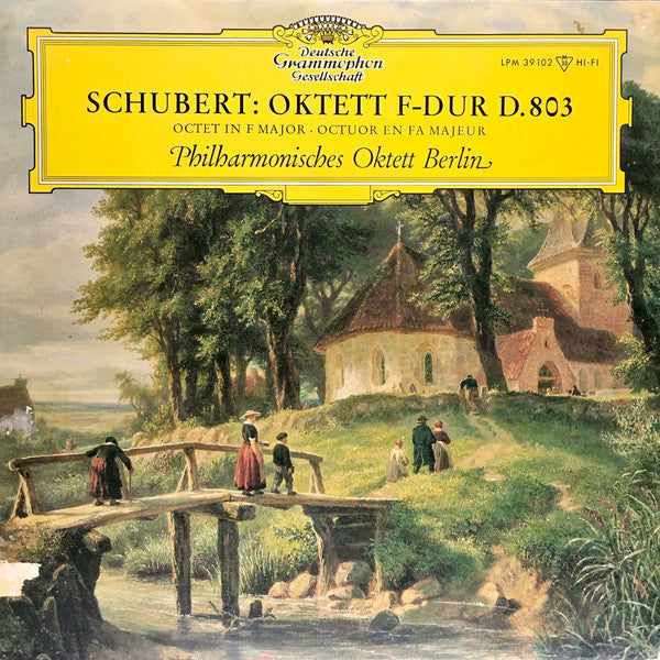 Schubert* / Philharmonisches Oktett Berlin : Oktett F-dur D. 803 (LP, Mono)