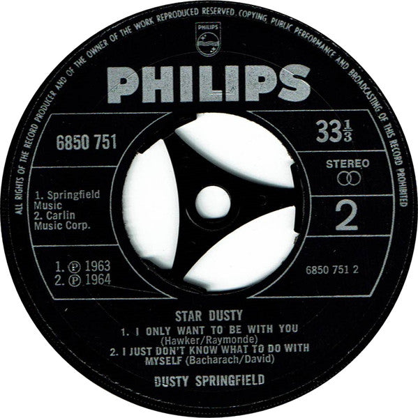 Dusty Springfield : Star Dusty (7", EP)