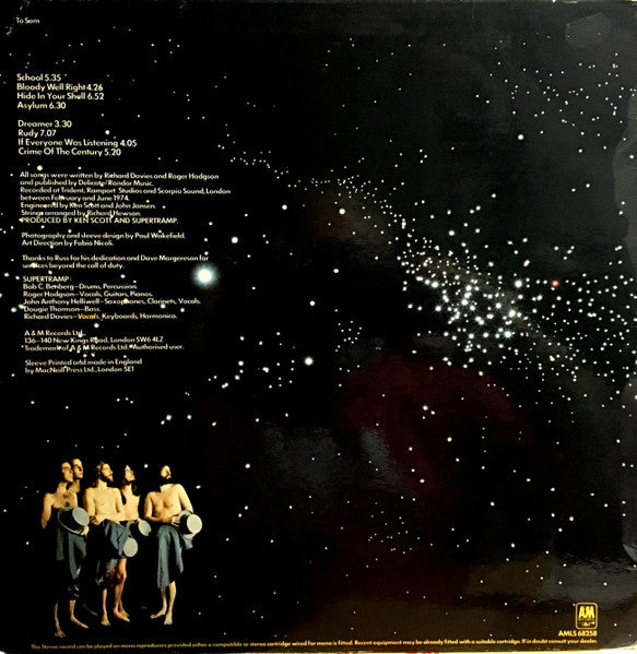 Supertramp : Crime Of The Century (LP, Album)