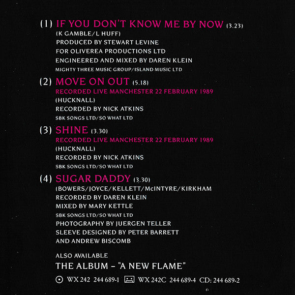 Simply Red : If You Don't Know Me By Now (CD, Mini, Single, Car)