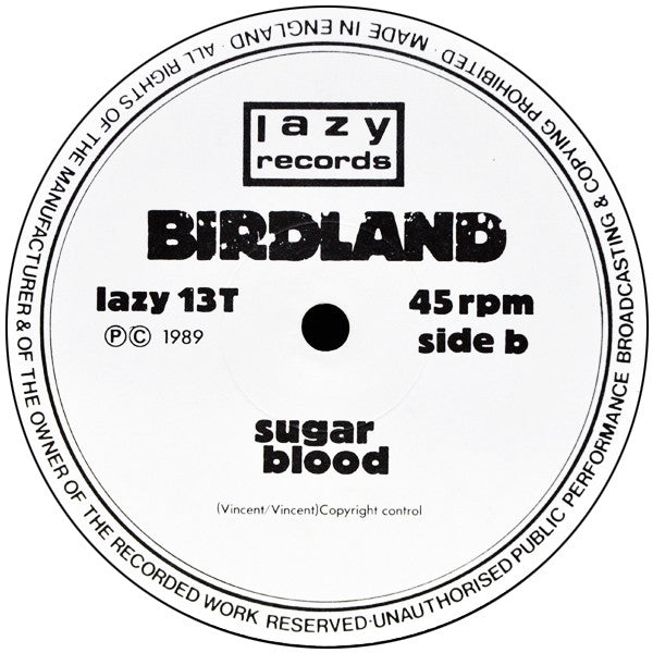 Birdland (2) : Hollow Heart (12", Single, Yel)