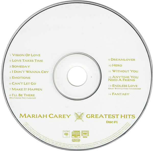 Mariah Carey : Greatest Hits (2xCD, Comp)