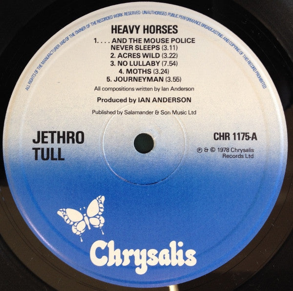 Jethro Tull : Heavy Horses (LP, Album)