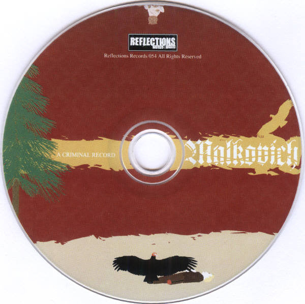 Malkovich : A Criminal Record (CD, Album, Dig)