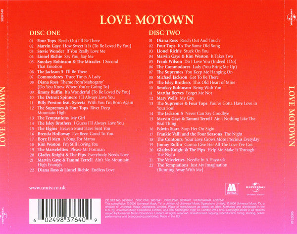 Various : Love Motown (2xCD, Comp)