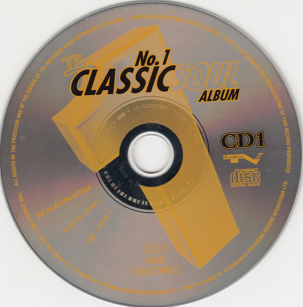 Various : The No. 1 Classic Soul Album (2xCD, Comp)