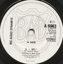 Big Audio Dynamite : E = MC² (7", Single)