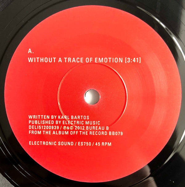 Karl Bartos : Without A Trace Of Emotion / Vox Humana (7", Single, Gat)