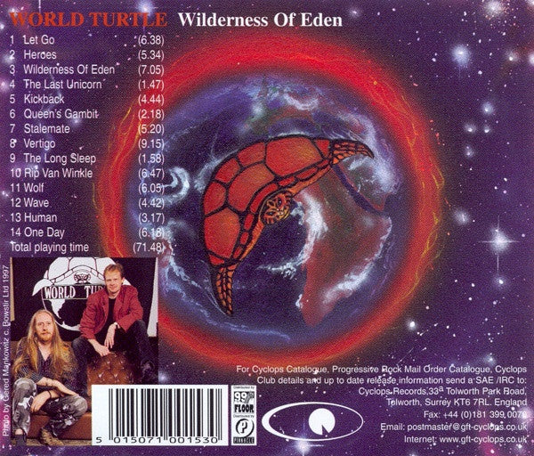 World Turtle : Wilderness Of Eden (CD, Album)