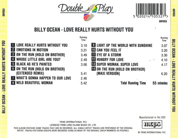 Billy Ocean : Love Really Hurts Without You (CD, Comp)