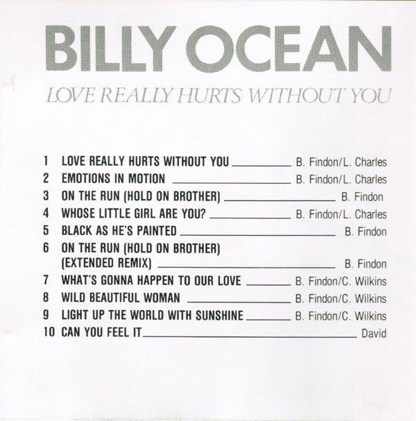 Billy Ocean : Love Really Hurts Without You (CD, Comp)