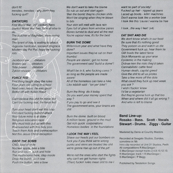 Fake Patriots : No Nonsense (CD, Album)