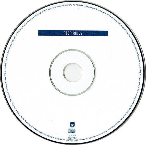 Reef : Rides (CD, Album)