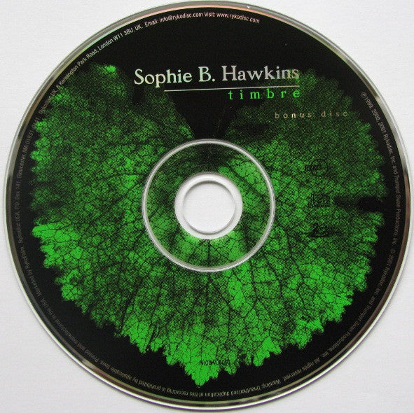 Sophie B. Hawkins : Timbre (2xHDCD, Album, Enh, RE)