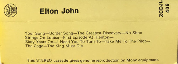 Elton John : Elton John (Cass, Album)