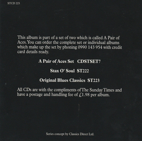 Various : The Sunday Times Music Collection - A Pair Of Aces: No.2 - Original Blues Classics (CD, Comp)